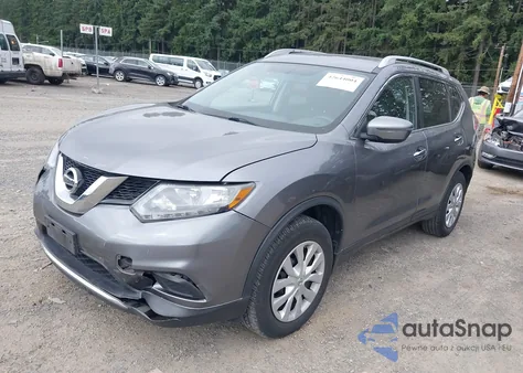 2016 Nissan Rogue S z USA, uszkodzony, nr VIN KNMAT2MV6GP606191